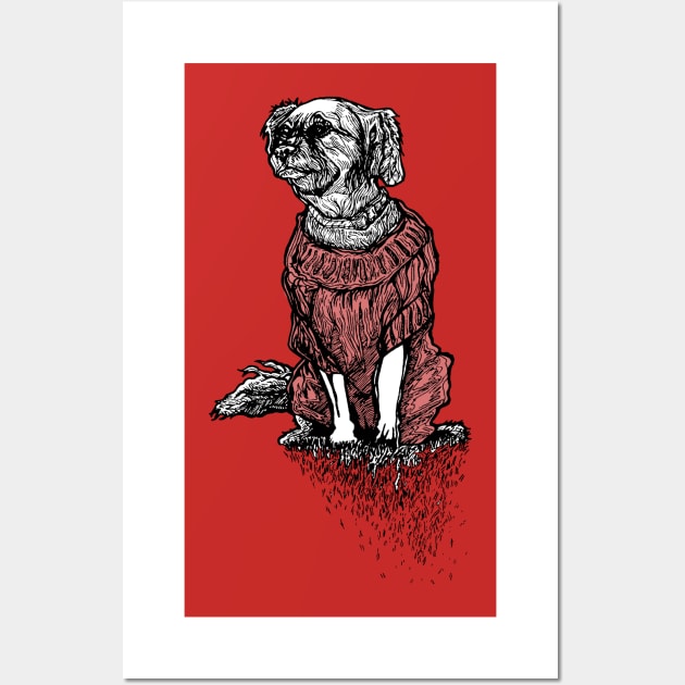 Sassy in Red Wall Art by jondenby